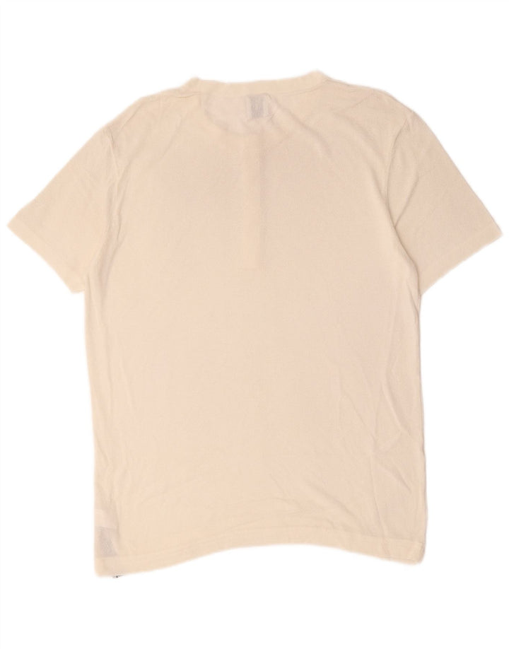 T-shirt Zara da uomo Top Large in viscosa bianca