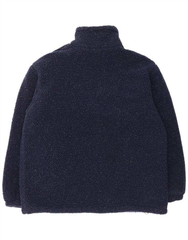 Giacca in pile da uomo Bronte UK 42 XL Poliestere blu navy