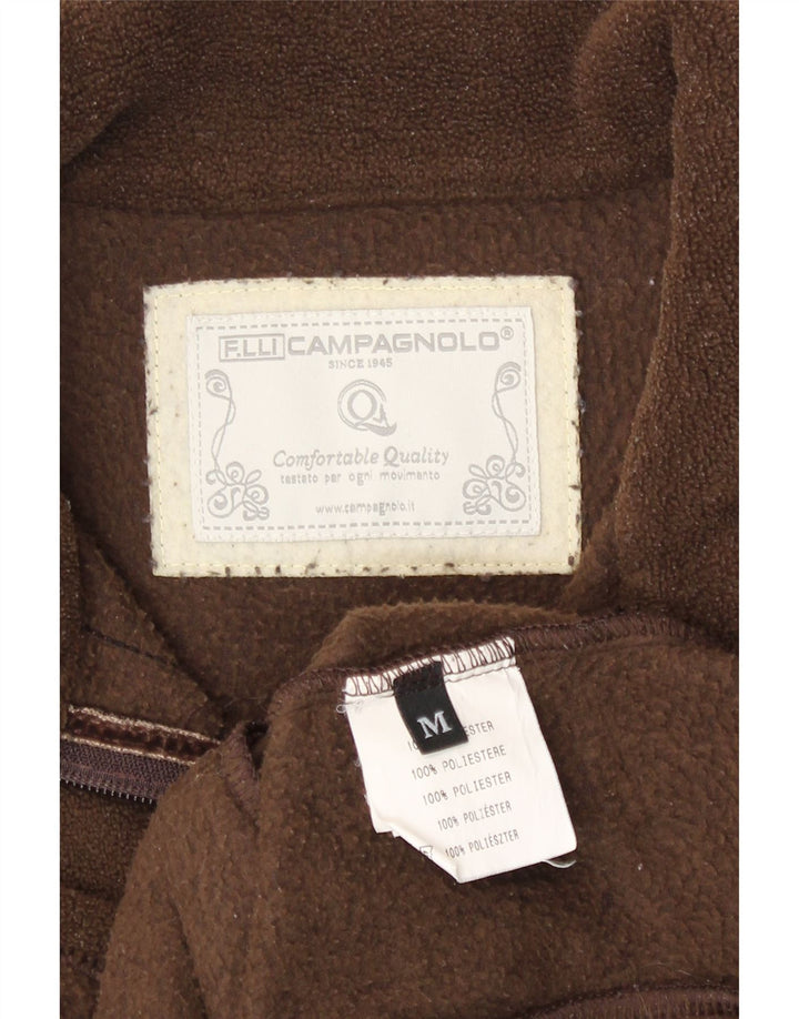 Giacca in pile da donna Campagnolo UK 14 Poliestere marrone medio
