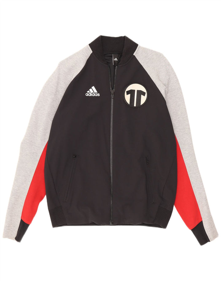 Adidas Giacca da uomo con grafica grafica Top Jacket Medium Black Colourblock Sports
