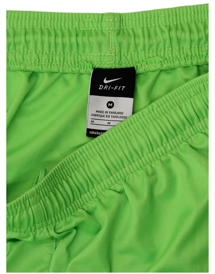 Pantaloncini sportivi Nike Dri Fit da uomo in poliestere verde medio