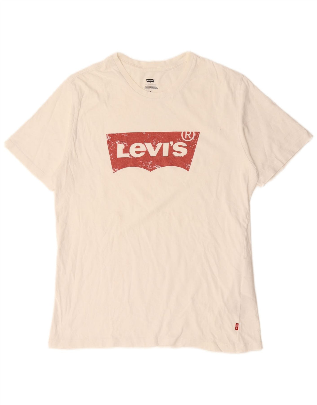 T-shirt grafica da uomo Levi's Top in cotone bianco medio
