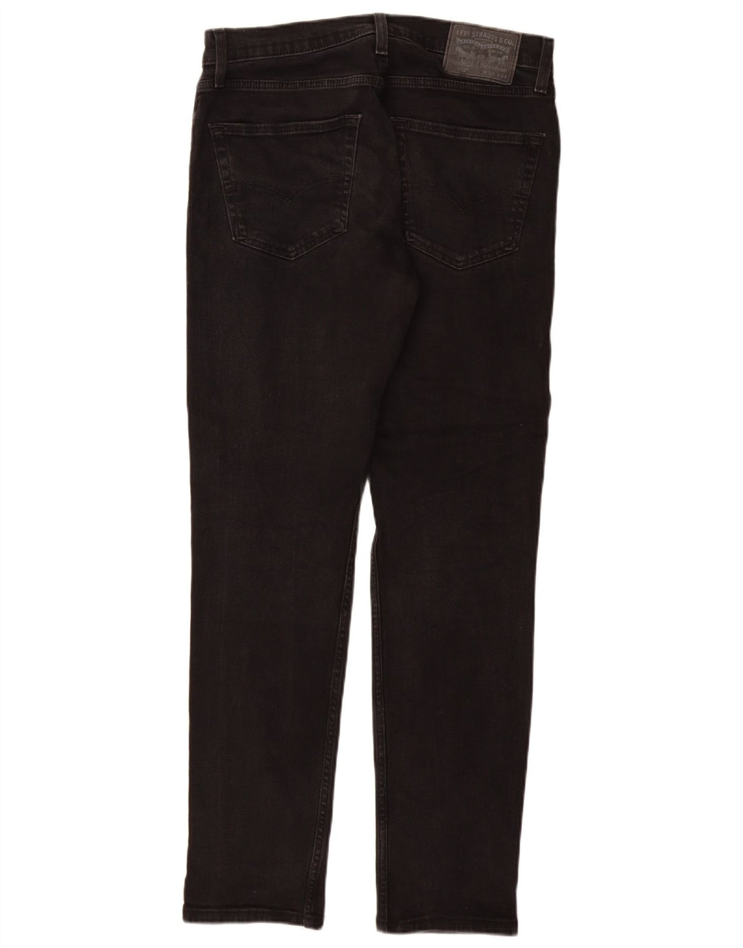 LEVI'S Jeans da uomo 502 affusolati W32 L31 cotone nero