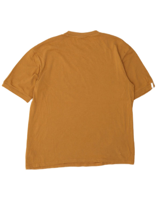 T-shirt grafica oversize da donna Adidas UK 8 piccola in cotone marrone