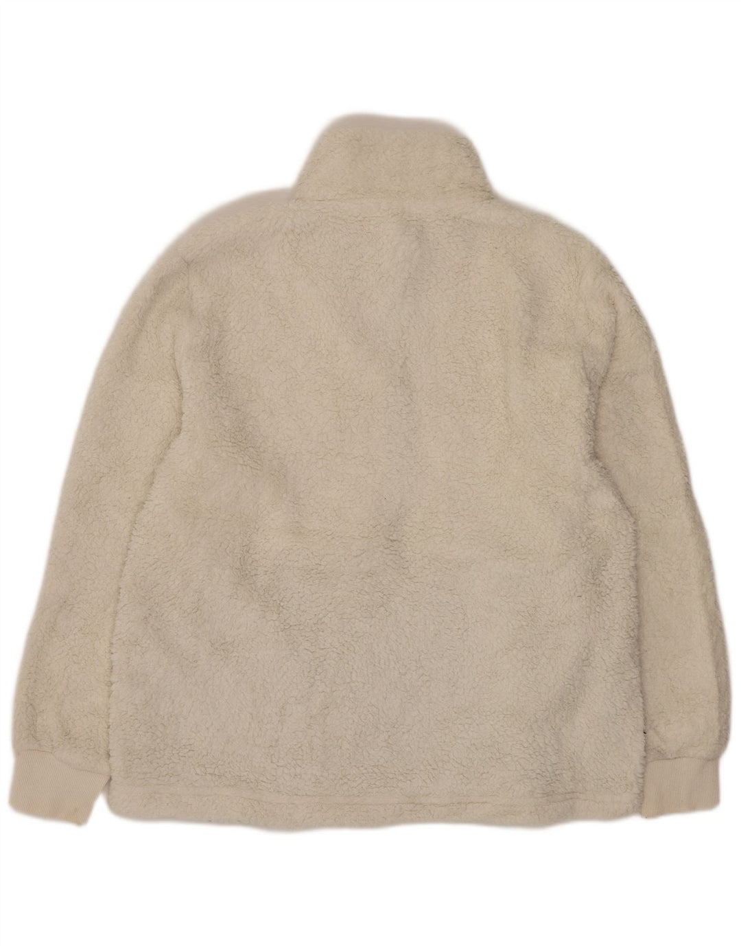 Maglione in pile oversize da donna Calvin Klein UK 14 Medium White Colourblock
