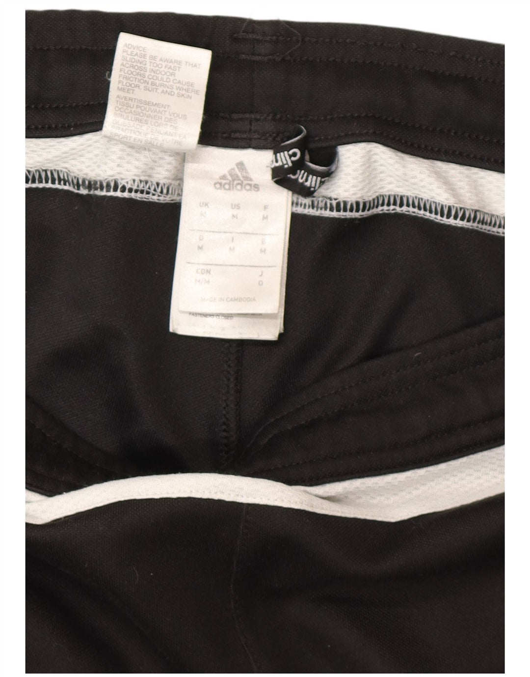 Pantaloni da tuta ADIDAS Climalite da uomo color block medio nero