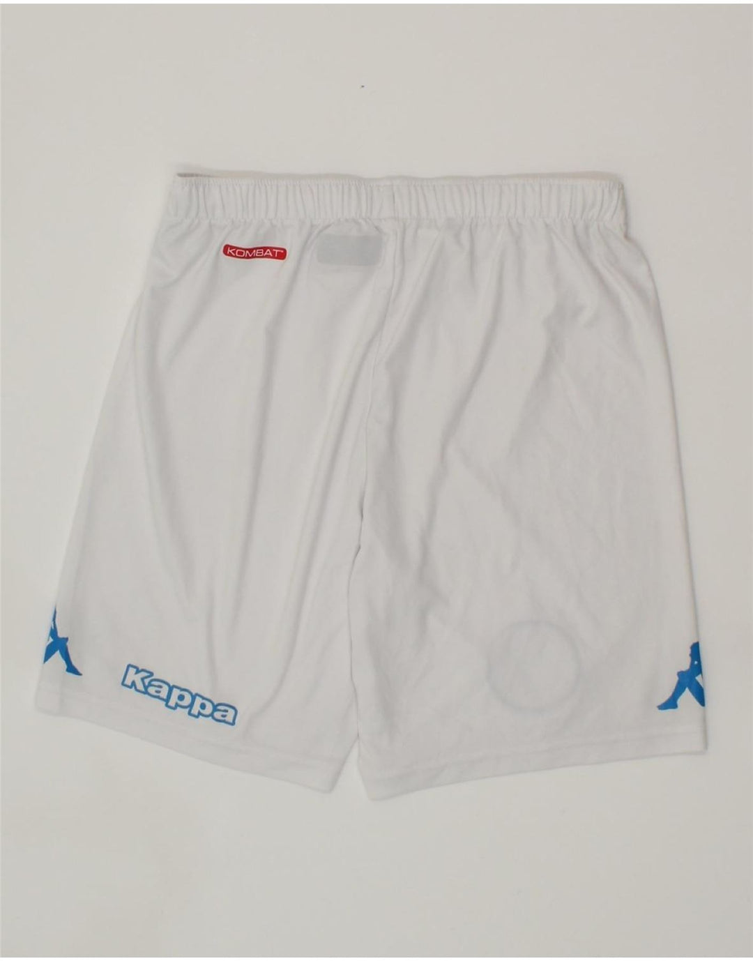 KAPPA Boys Graphic Sport Shorts 13-14 Years  White Polyester Vintage Kappa and Second-Hand Kappa from Messina Hembry 
