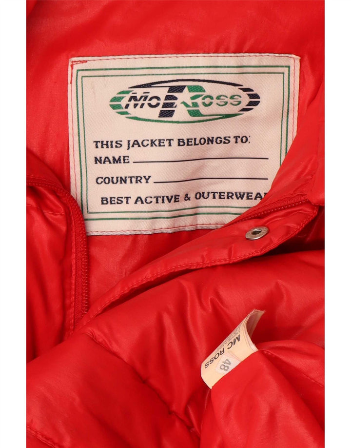 Giacca da sci imbottita da uomo MC Ross IT 48 Medium Red Poliammide