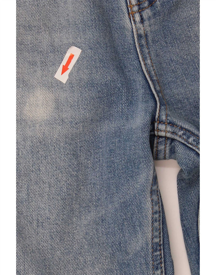 Jeans svasati da donna vintage EU 36 piccolo W25 L32 cotone blu