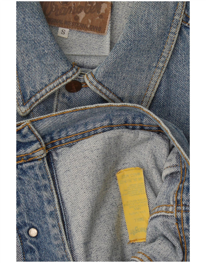 Giacca di jeans da uomo Wrangler UK 36 piccola blu