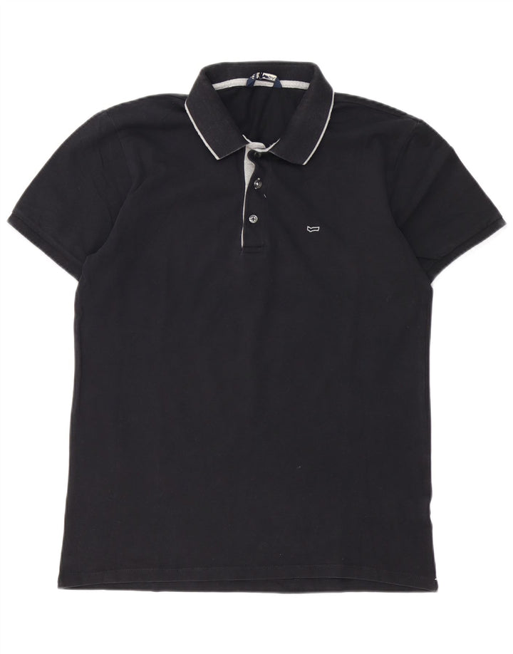 Polo da uomo Gas media nera