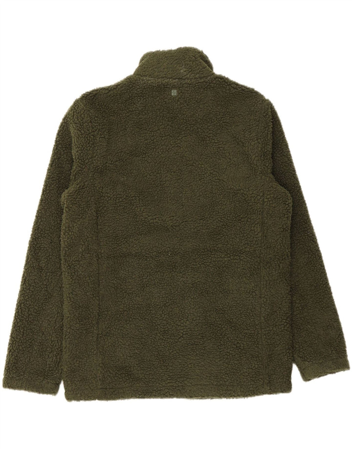 Giacca in pile da uomo Mountain Warehouse UK 38 Poliestere kaki medio