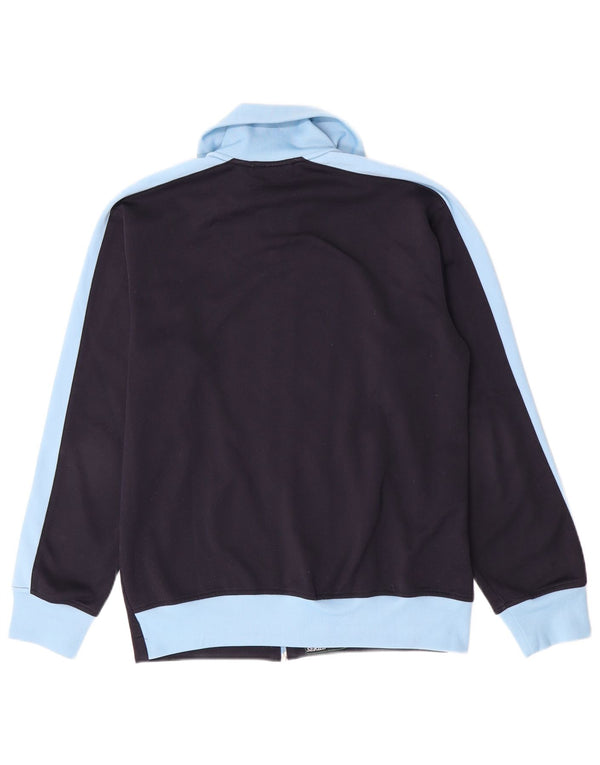 Giacca da tuta da uomo Puma Medium in poliestere color block blu navy