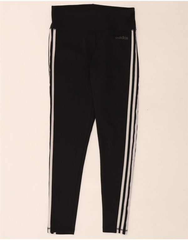 Leggings ADIDAS Climalite da donna UK 12/14 Poliestere nero medio