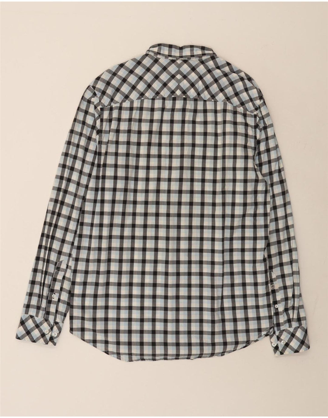 Camicia Timberland da uomo vestibilità regolare, cotone a quadri blu grande