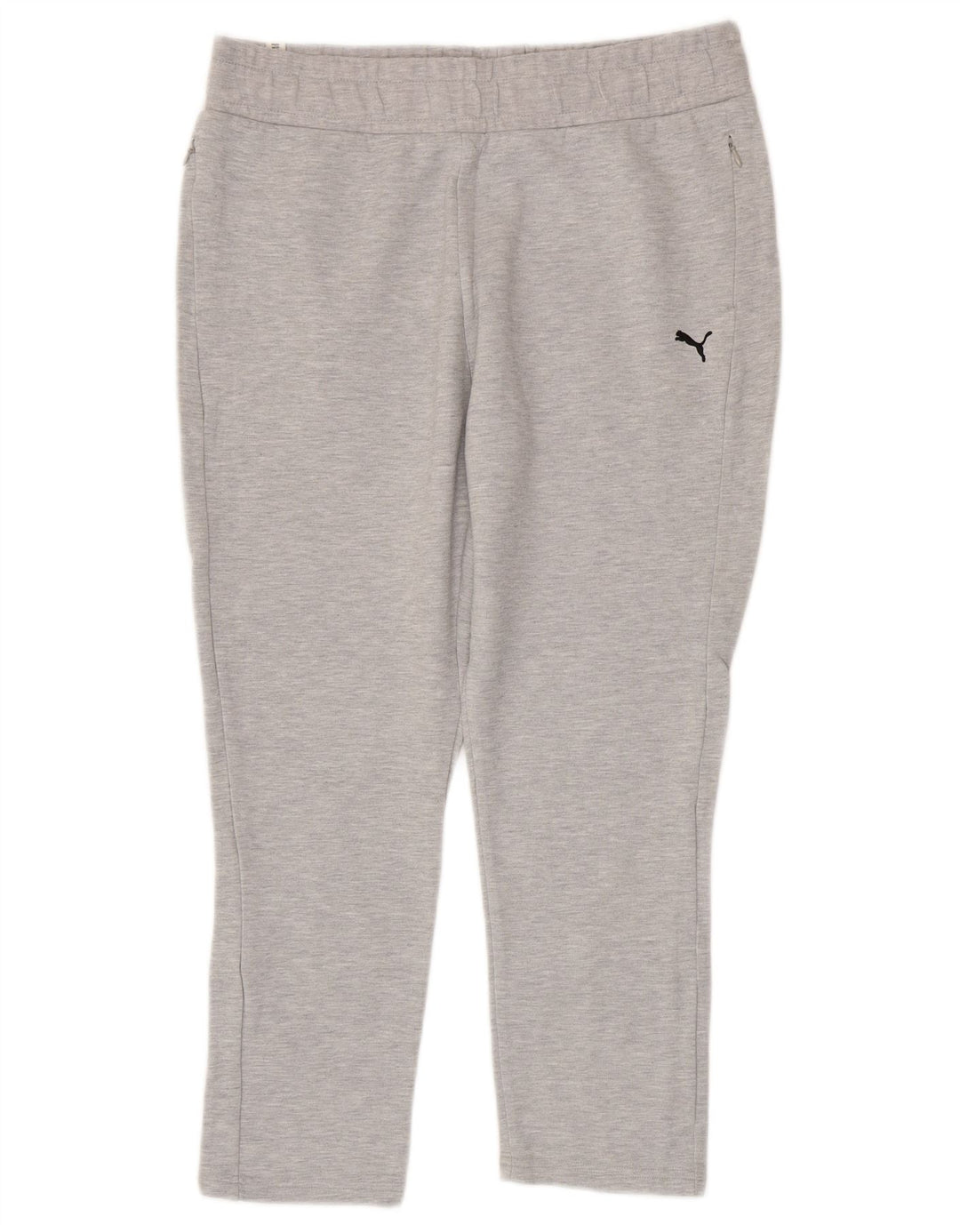 Pantaloni da tuta con grafica PUMA da donna UK 14 Large Grigio Cotone
