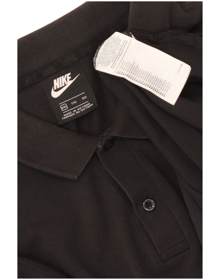 Polo Nike da uomo 2XL in cotone nero
