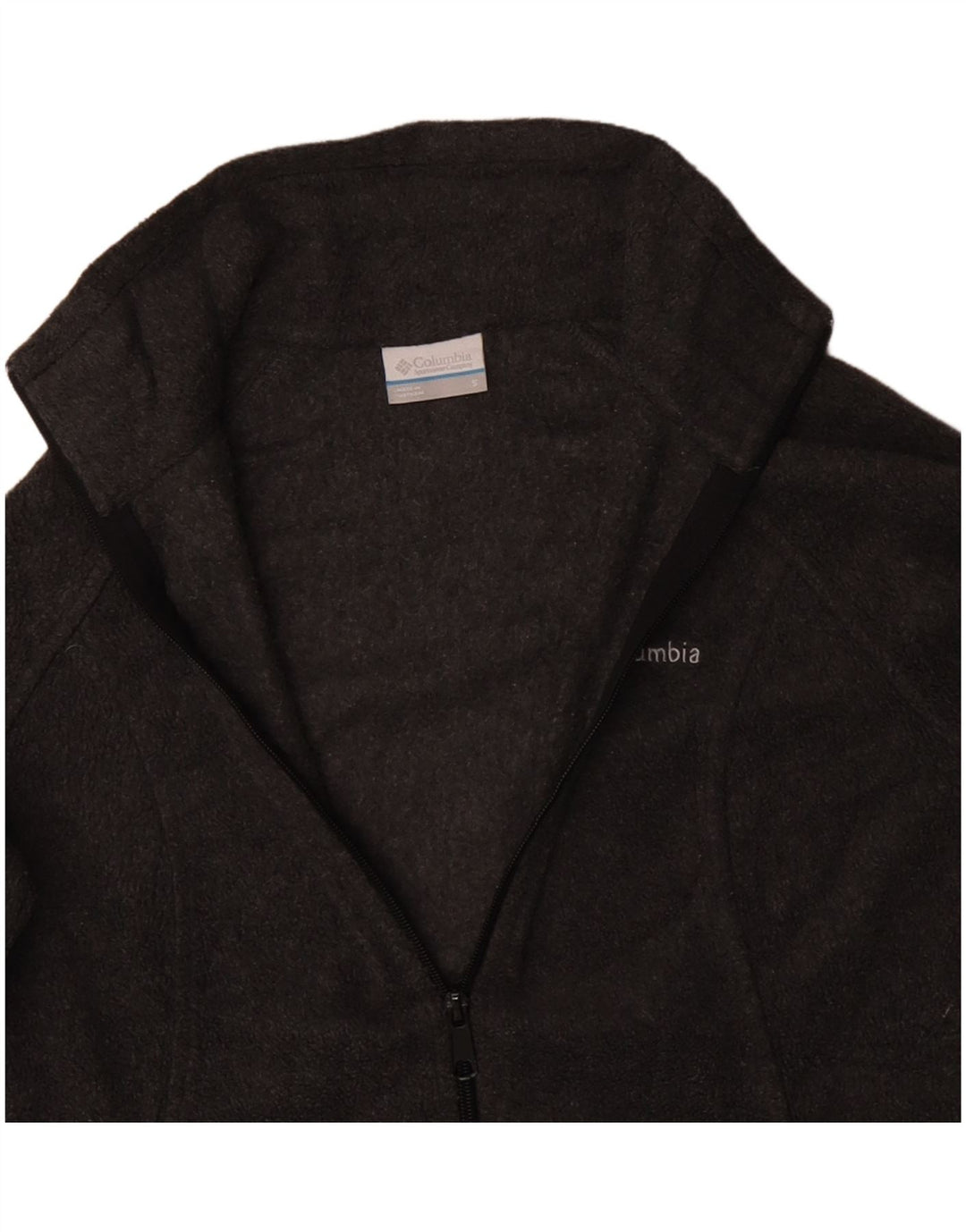 COLUMBIA Mens Fleece Jacket UK 36 Small Grey Polyester