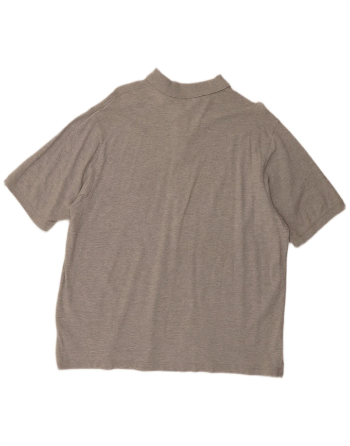 Polo da uomo Eddie Bauer XL in cotone grigio