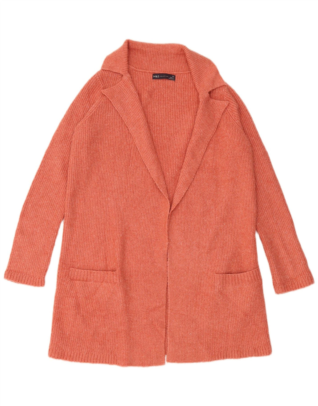 Maglione cardigan oversize da donna Marks & Spencer UK 6 XS Arancione