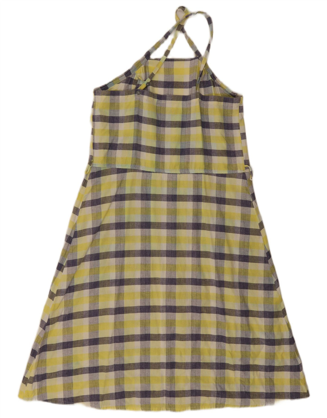 Abito grembiule da donna Frette IT 45 medio giallo a quadri