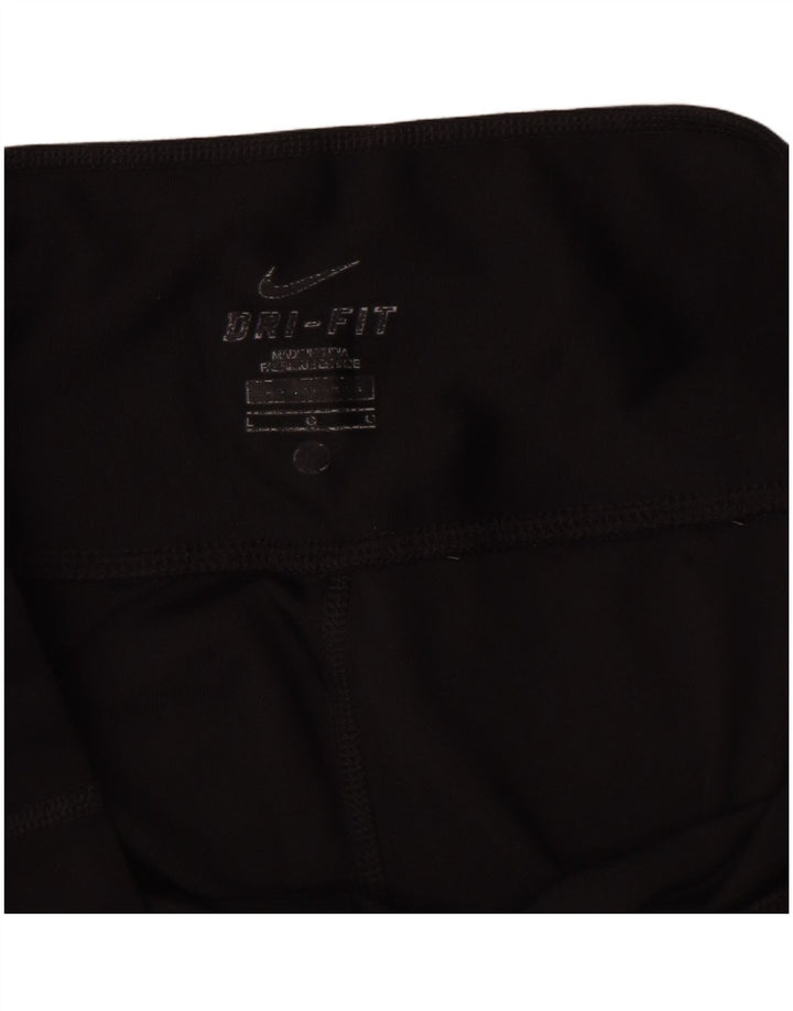 Leggings Nike Dri Fit Capri da donna UK 14 grande poliestere nero