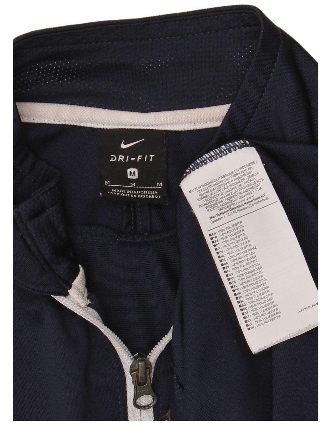 Giacca da tuta Nike Dri Fit da uomo, media, in poliestere blu navy