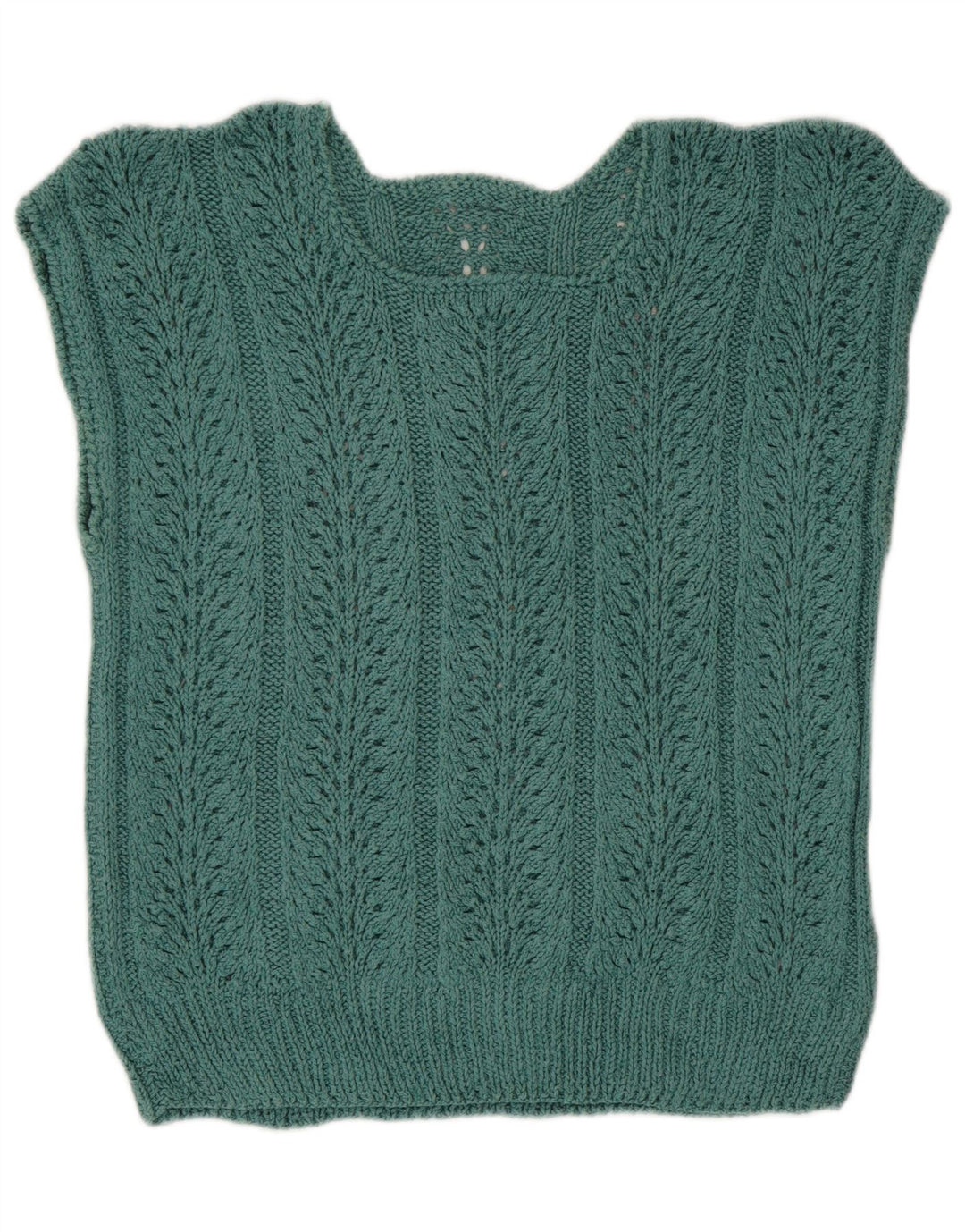 Canotta vintage da donna, taglia UK 14, grande verde