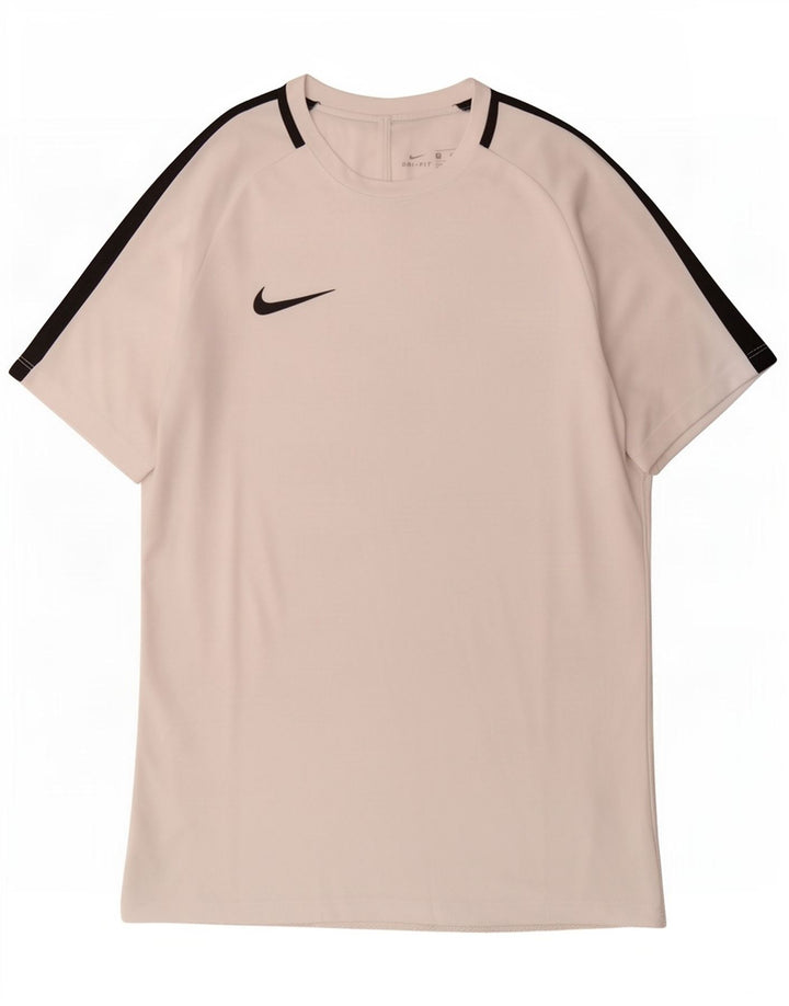 T-shirt Nike Dri Fit da uomo, colore bianco medio, color block