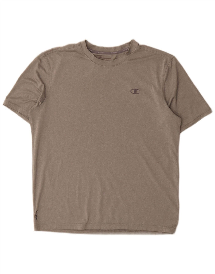 T-shirt da uomo Champion Top in poliestere grigio medio