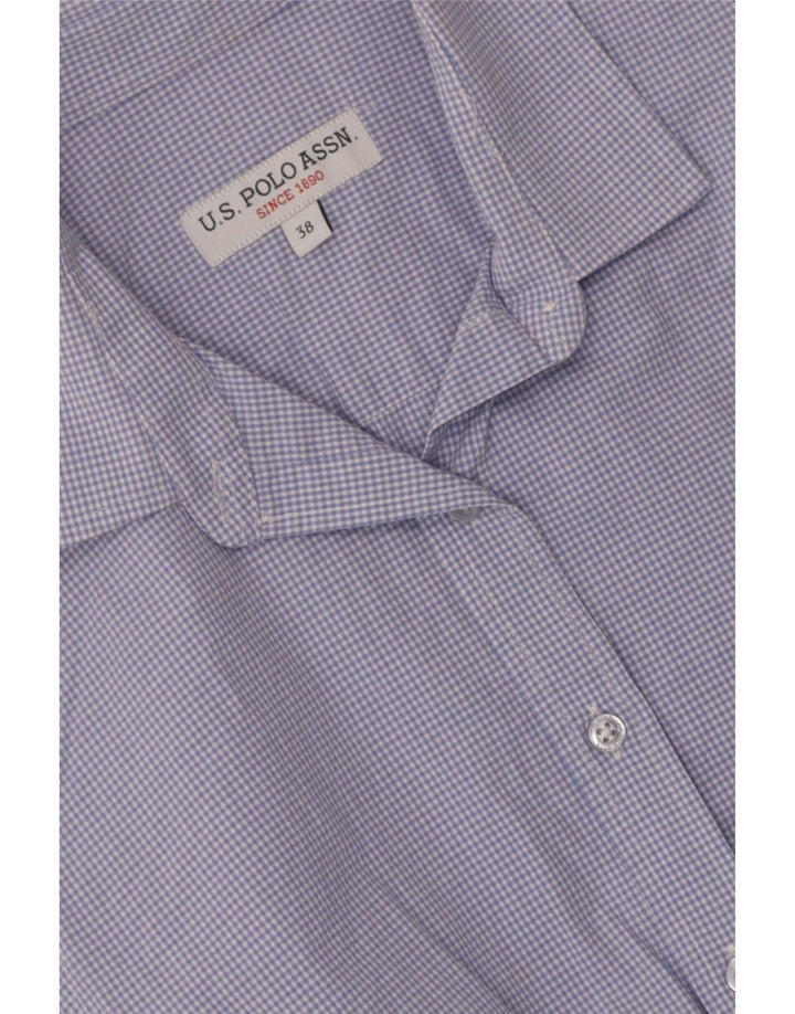 Polo Assn. degli Stati Uniti Camicia da donna EU 38 a quadretti blu medio