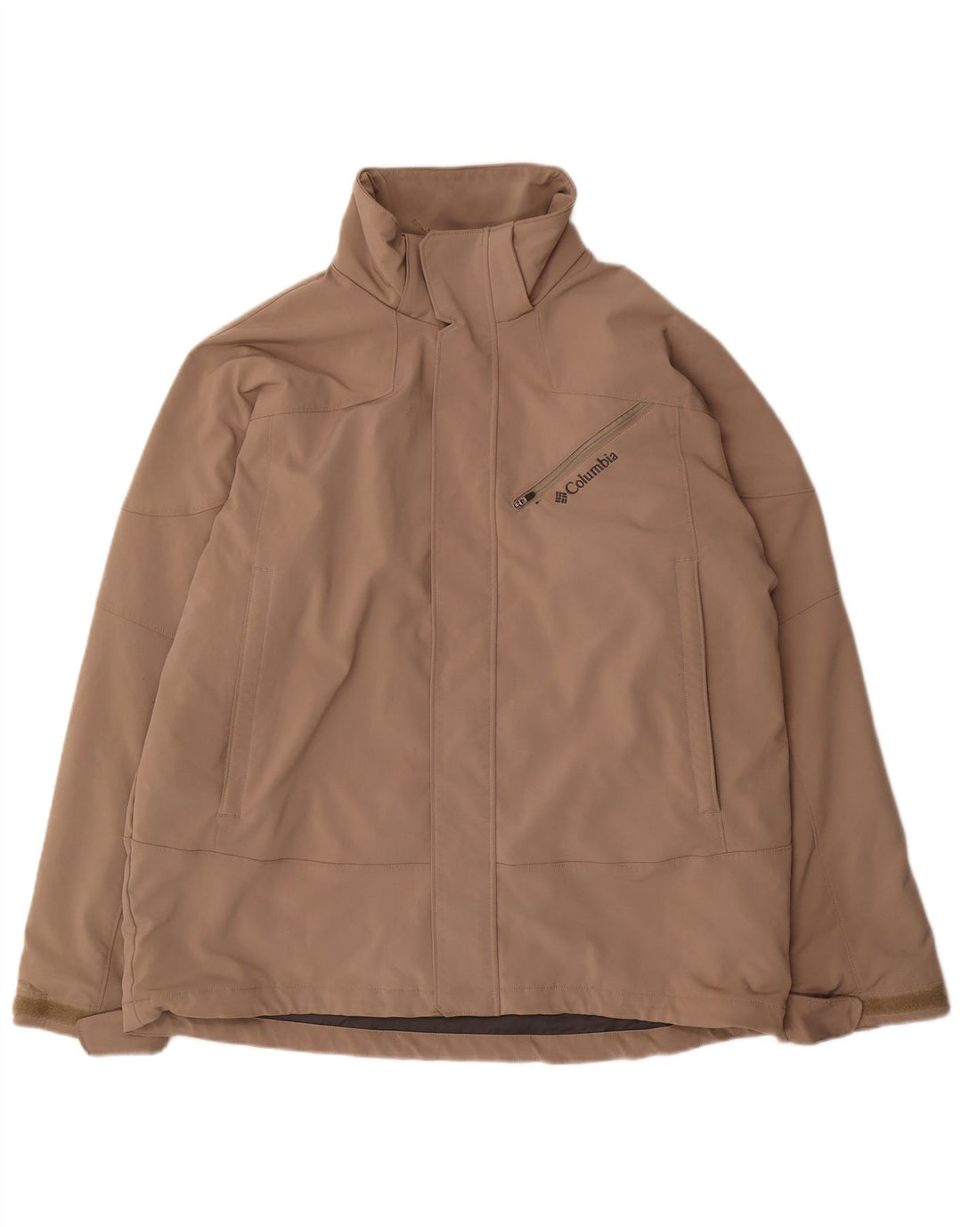 Giacca a vento da uomo Columbia UK 40 Large Beige Poliestere