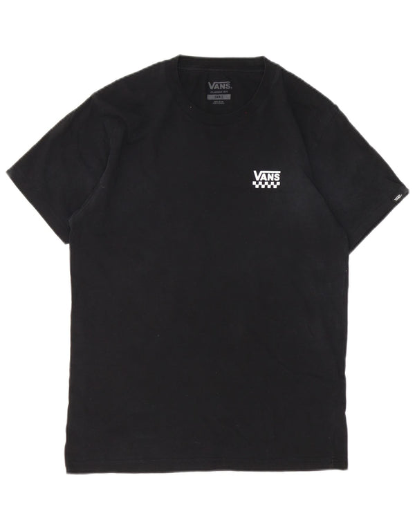 T-shirt da uomo Vans Classic Fit, piccola, in cotone nero