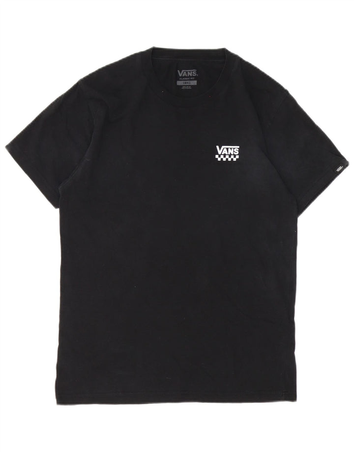 T-shirt da uomo Vans Classic Fit, piccola, in cotone nero