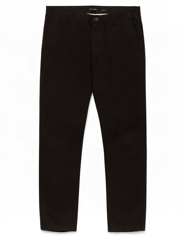 Massimo Dutti Mens Slim Fit Chino Trousers W32 L28 Black