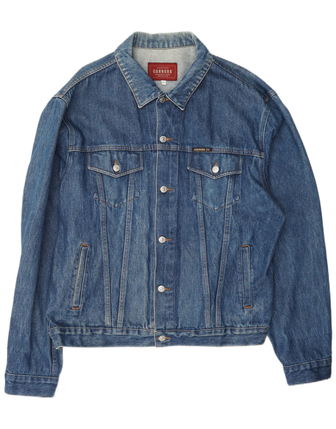 Giacca di jeans da uomo Carrera UK 44 2XL Cotone blu