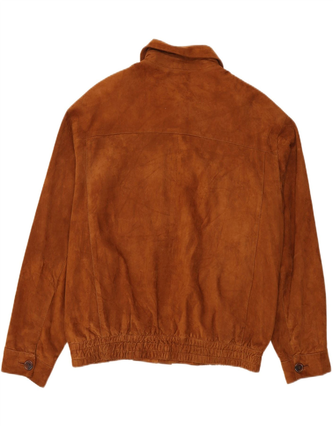 Giacca vintage in pelle scamosciata da uomo IT 56 3XL Pelle marrone