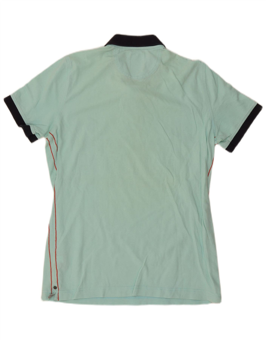 Polo grafica da uomo Gaastra in cotone color block blu medio