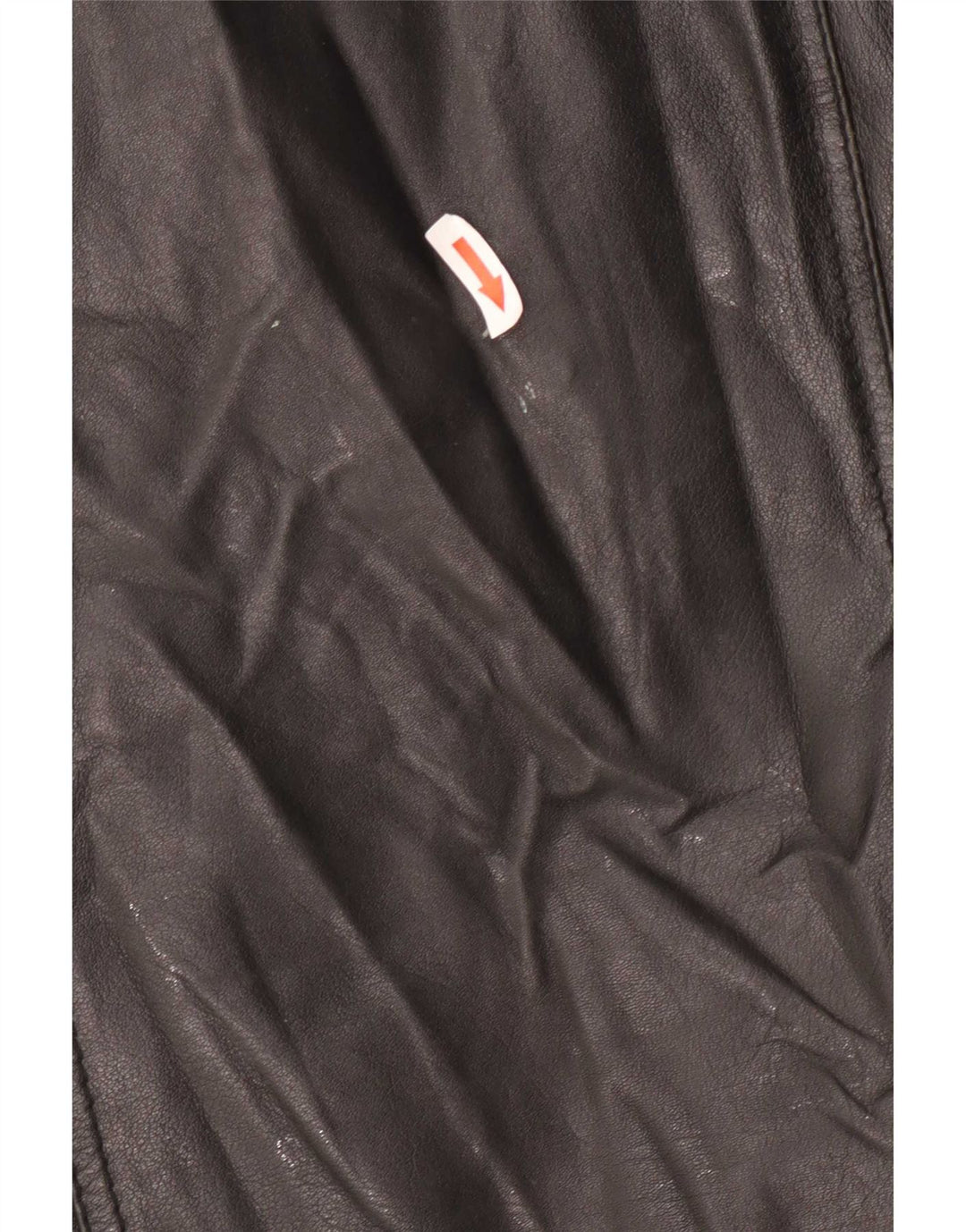 Giacca in pelle vintage da uomo UK 36 piccola nera