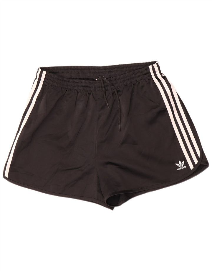 Pantaloncini sportivi Adidas da donna UK 16/18 Large Nero Poliestere