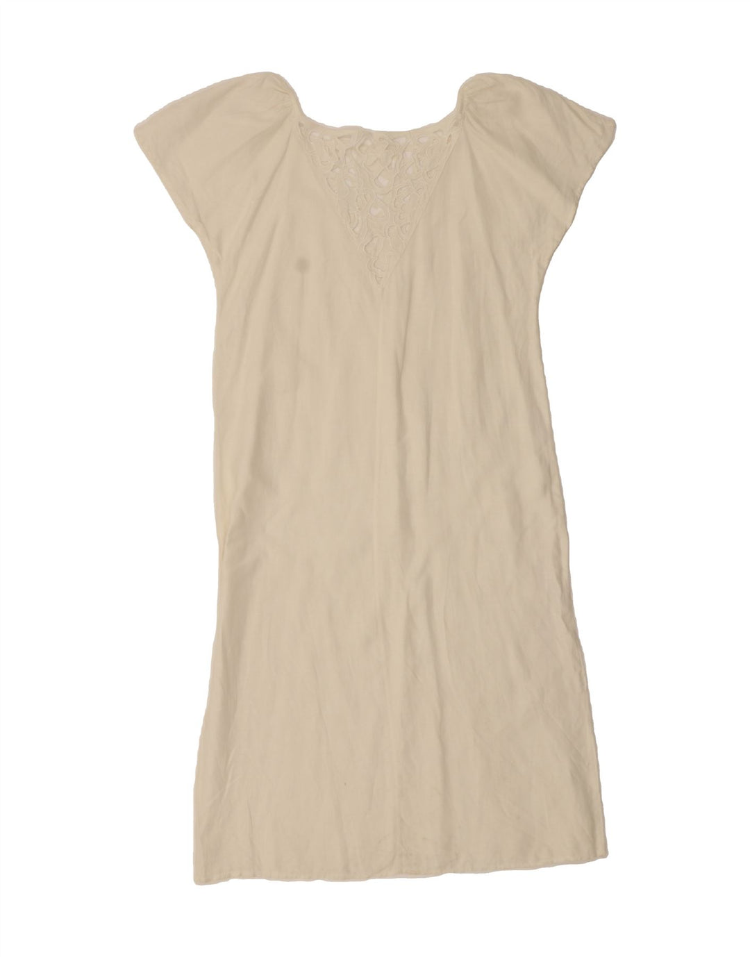 VINTAGE Womens Sundress UK 14 Large White Vintage Vintage and Second-Hand Vintage from Messina Hembry 