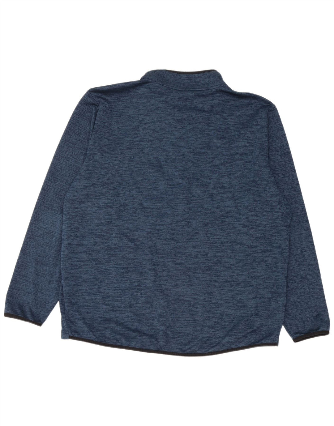 Maglia da ginnastica Under Armour da uomo con zip e collo 2XL blu screziato