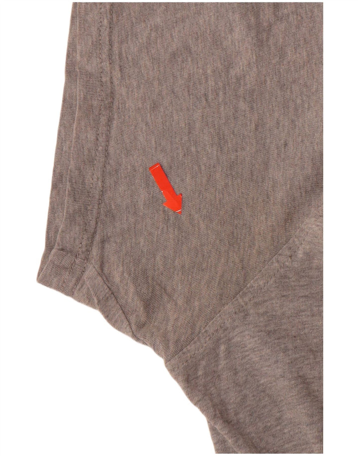 T-shirt grafica da uomo ADIDAS Top in cotone grigio medio