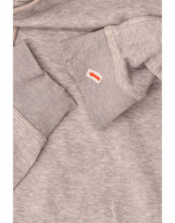 Felpa con cappuccio da uomo Nike Small in cotone grigio