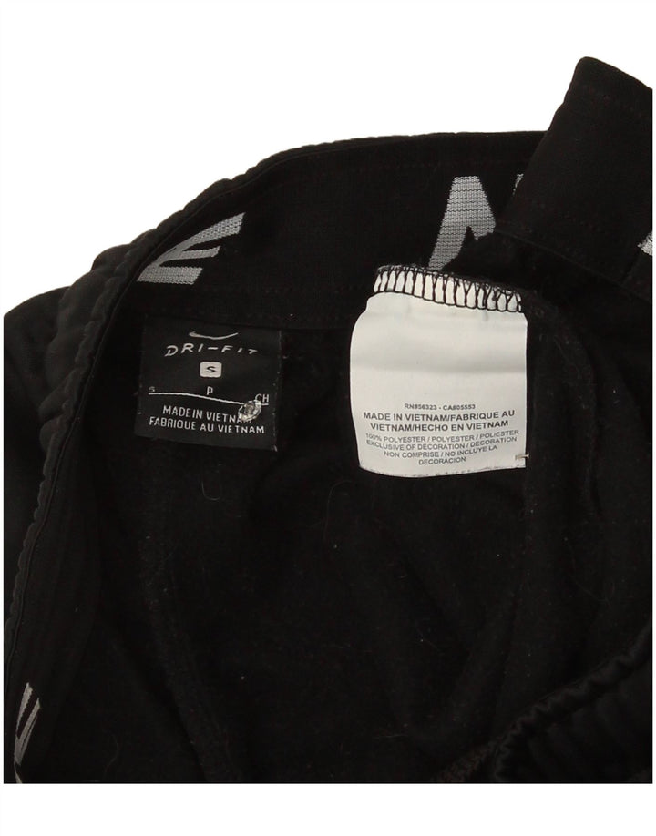 Pantaloni da tuta Nike Dri Fit da uomo piccoli in poliestere nero
