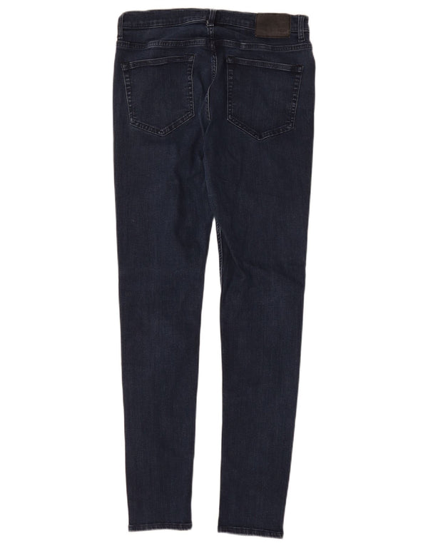 Jeans skinny da donna French Connection UK 12 medio W30 L30 cotone blu navy