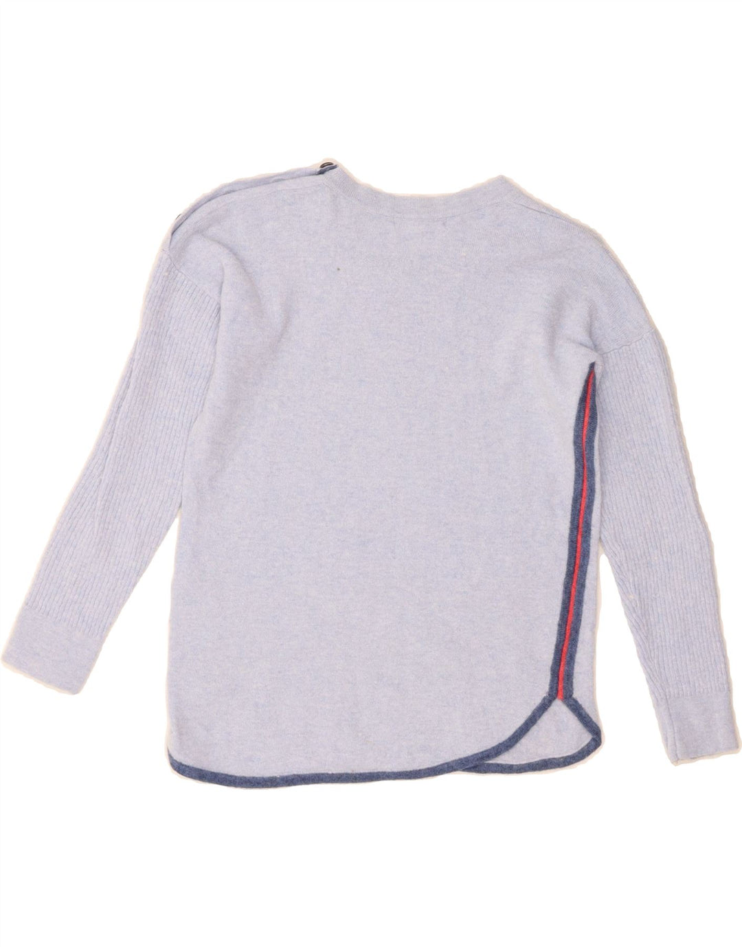WHITE STUFF Womens Crew Neck Jumper Sweater UK 6 XS Blue Viscose Vintage White Stuff and Second-Hand White Stuff from Messina Hembry 