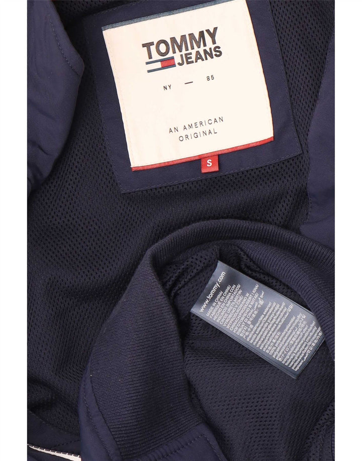 Giubbotto bomber da uomo Tommy Hilfiger UK 36 Small Blu Navy Poliammide