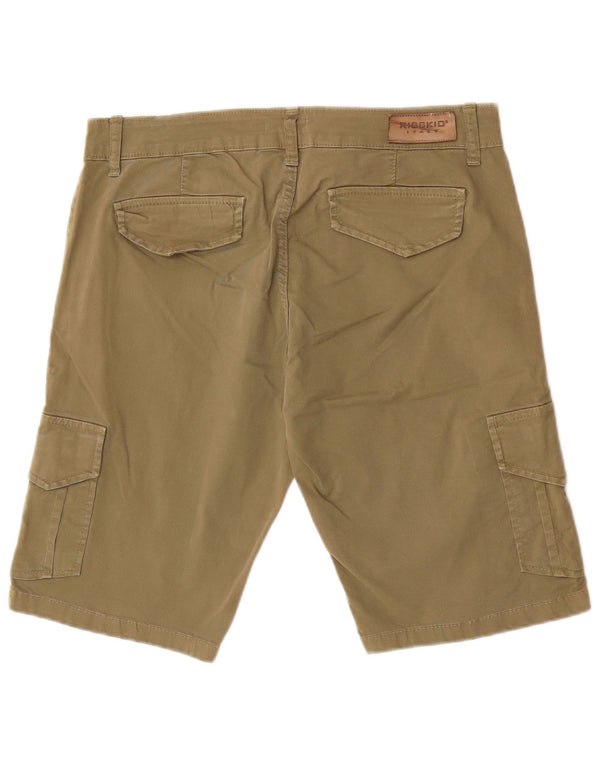 Pantaloncini cargo da uomo Risskio W34 Large Khaki
