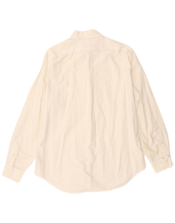 Polo Ralph Lauren Camicia da uomo vestibilità classica taglia 39 15 1/2 cotone bianco medio